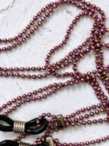 Stay Calma - Glasses chain (raspberry)