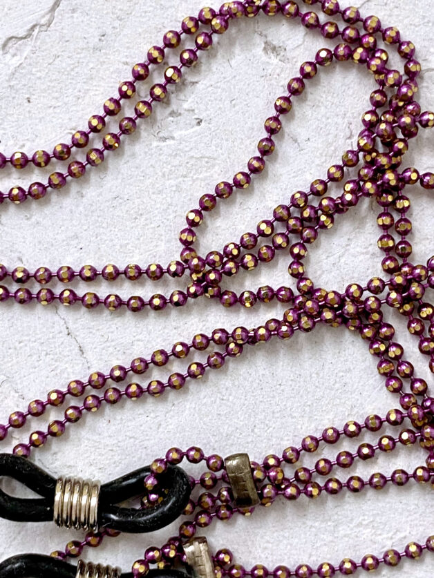 Stay Calma - Glasses chain (raspberry)
