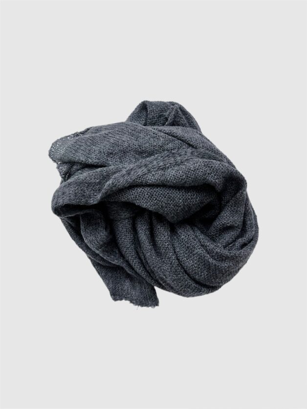 Stay Calma - Grey Mohair Scarf