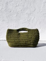 Stay Calma - Palm crochet bag (L)
