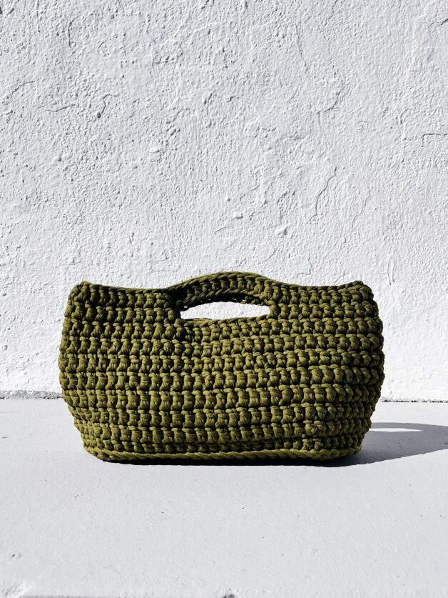 Stay Calma - Palm crochet bag (L)