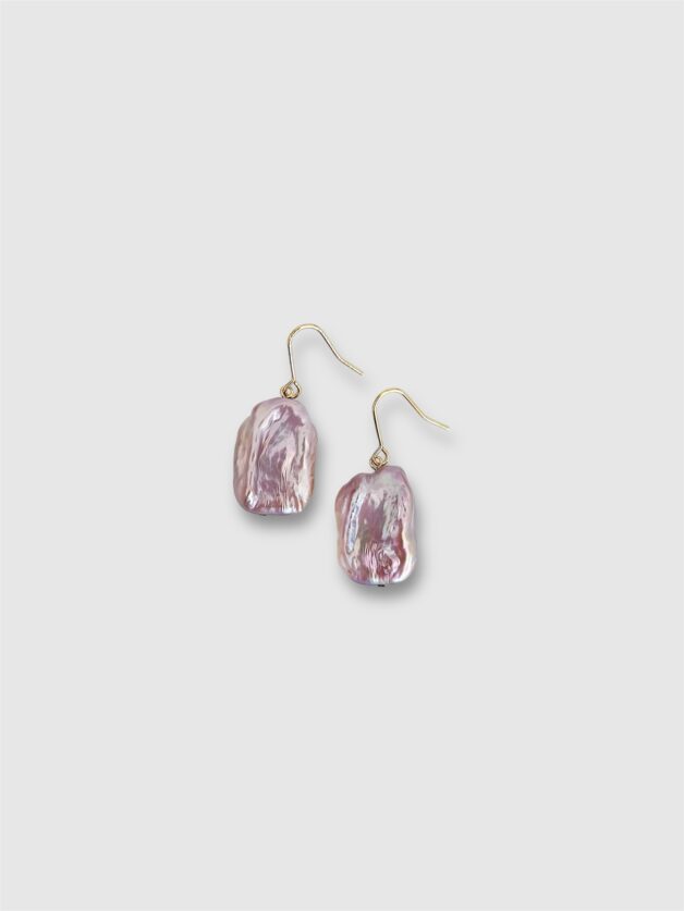 Stay Calma - Nacre earrings (long)