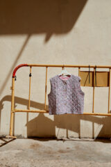 Atelier Evene - Pink flowers vest