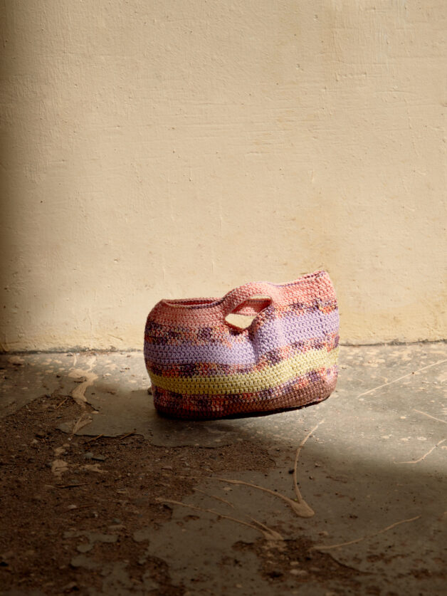 Stay Calma - Sunrise crochet bag (M)