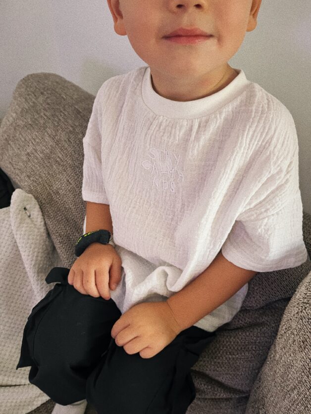 Stay Calma - White tee (kids)