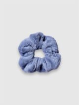 Stay Calma - Fluffy scrunchie (grey-blue)