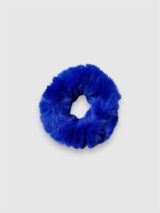 Stay Calma - Fluffy scrunchie (electric blue)