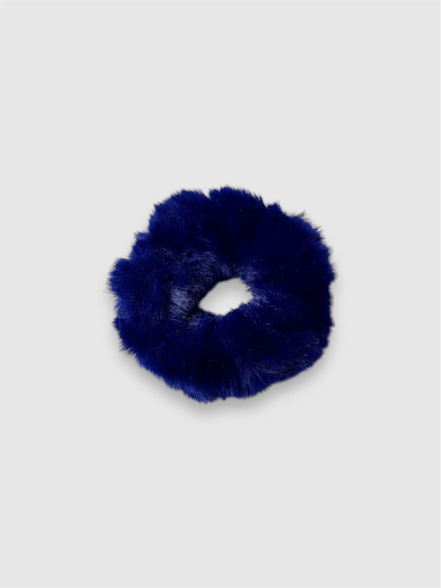 Stay Calma - Fluffy scrunchie (marine)