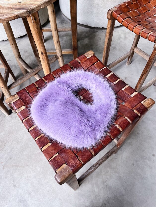 Stay Calma - Fluffy bag (lilac)