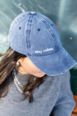 Stay Calma - Destroyed cap (blue)