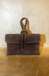 Stay Calma - Brown suede bag