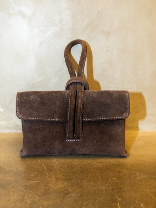 Stay Calma - Brown suede bag