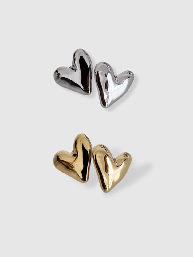 Stay Calma - Heart earrings