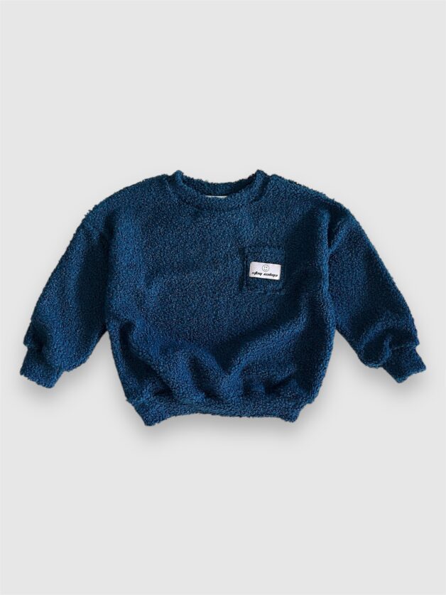 Stay Calma - Sherpa Kid Sweat (blue)