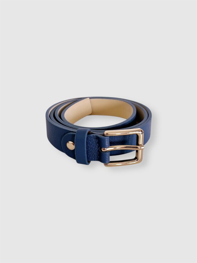 Stay Calma - Blue leather belt