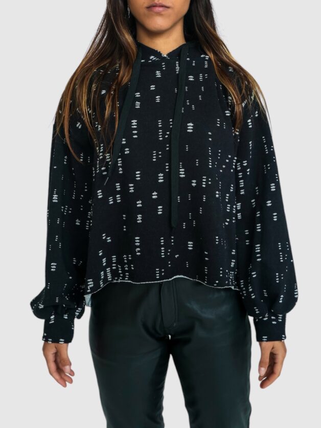 Stay Calma - Destroyed hoodie (black)