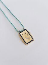 Stay Calma - Talisman necklace (blue)