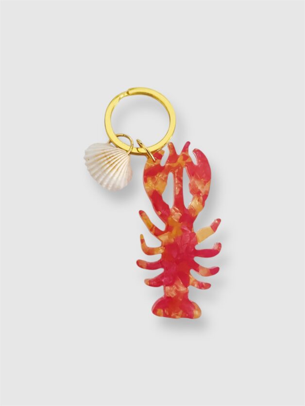 Stay Calma - Lobster keychain