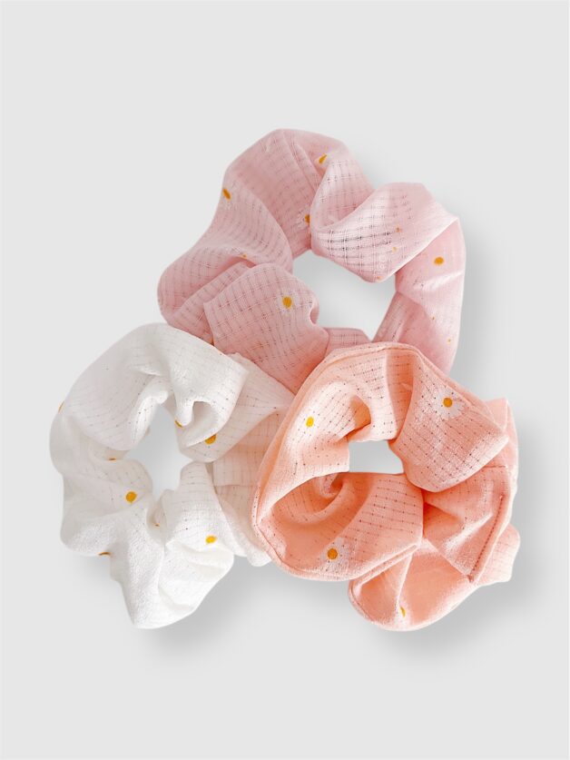 Stay Calma - Flowers scrunchies