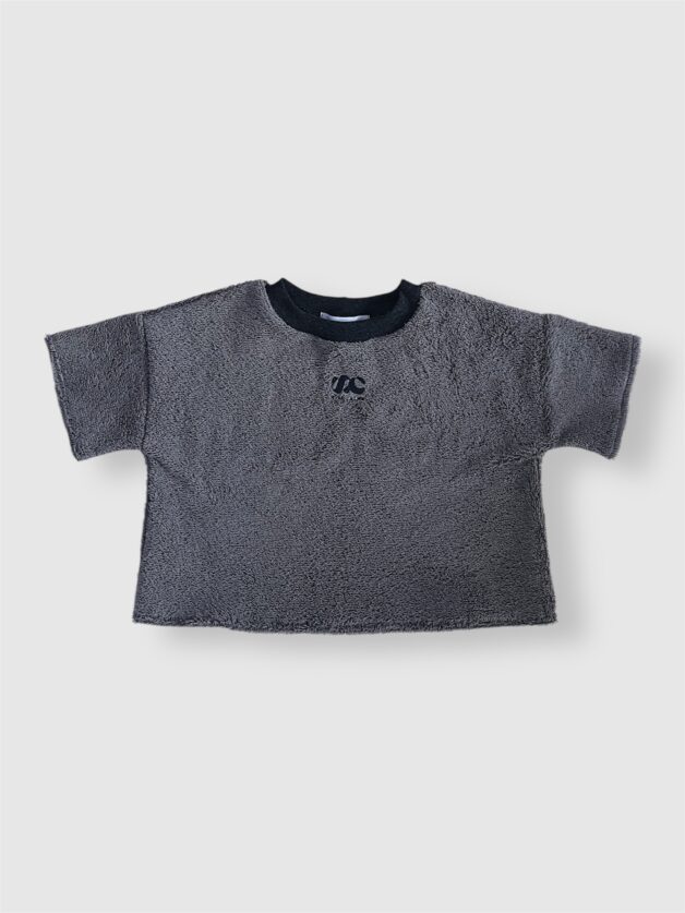 Stay Calma - Bouclette grey tshirt (kids)
