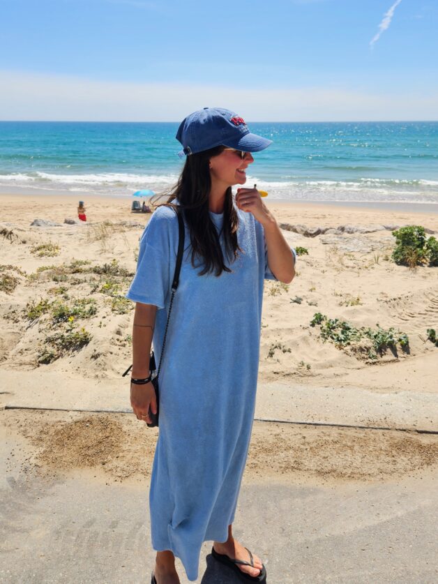 Stay Calma - Sky sponge dress