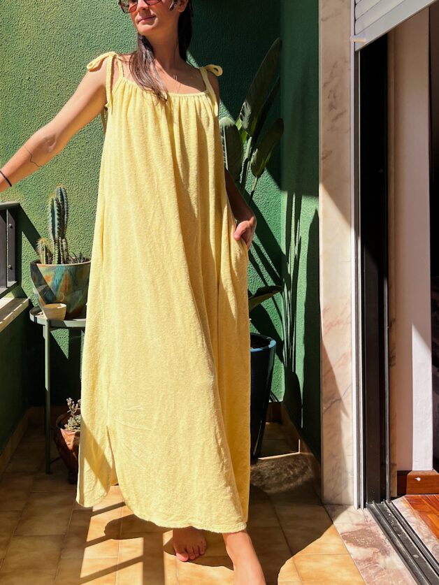Stay Calma - Citrus sponge dress