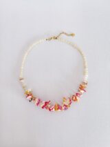 Stay Calma - Shelly necklace (pink)