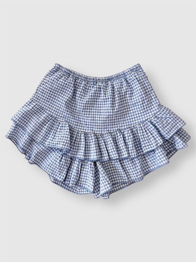 Stay Calma - Vichy skort (blue)