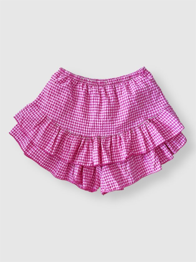 Stay Calma - Vichy skort (pink)