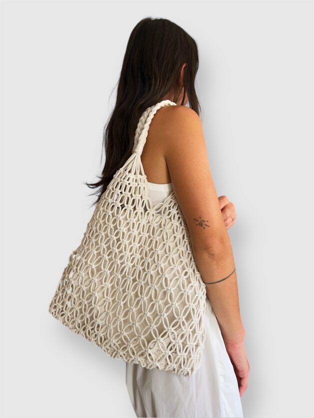 Stay Calma - Node bag (bone)