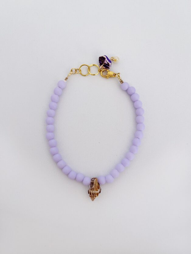 Stay Calma - Lilac shell bracelet