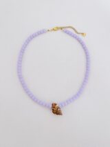 Stay Calma - Lilac shell necklace