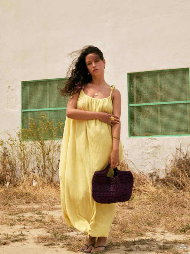 Stay Calma - Citrus sponge dress