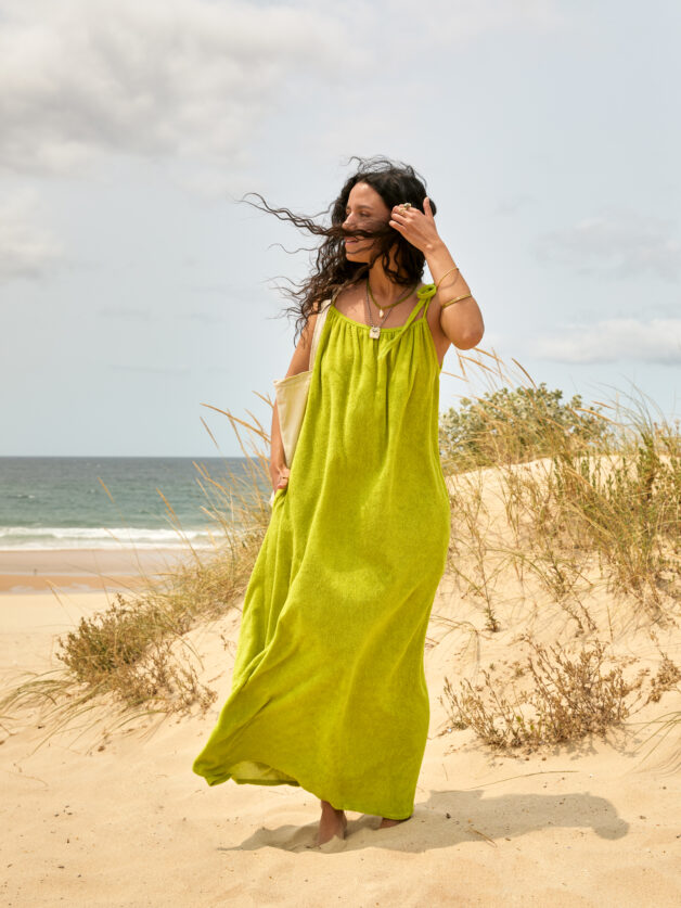 Stay Calma - Anis sponge dress