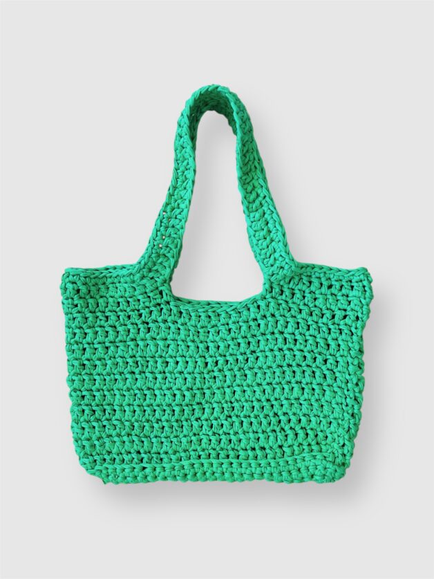 Stay Calma - Leaf crochet bag (L)