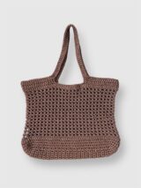 Stay Calma - Coffee crochet bag (L)