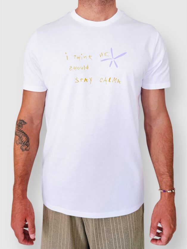 Calma lilac t-shirt (straight unisex)