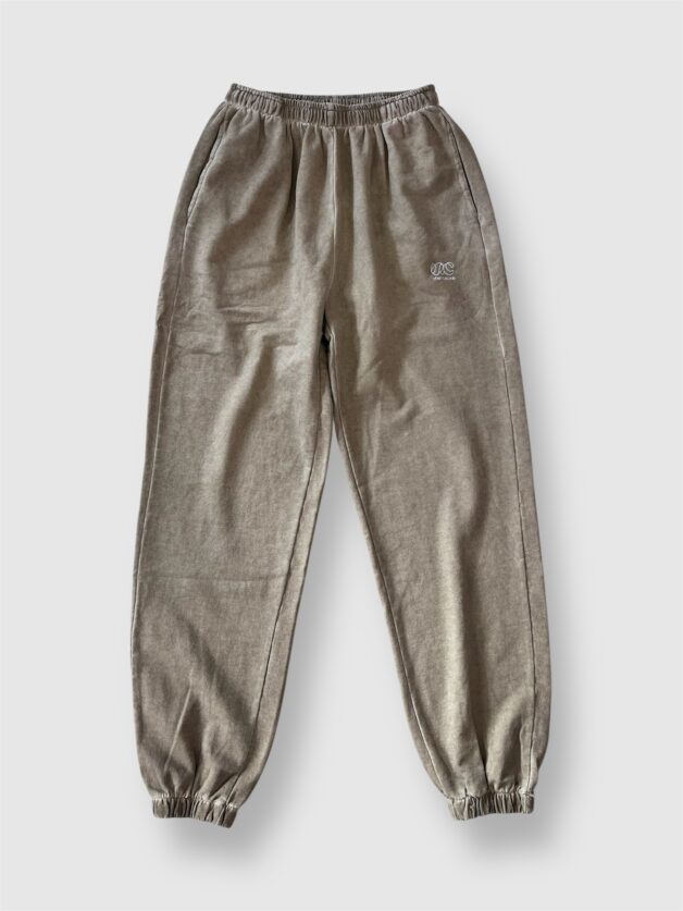 Stay Calma - Washed jogger pant (beige)