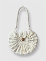 Stay Calma - Shell crochet bag