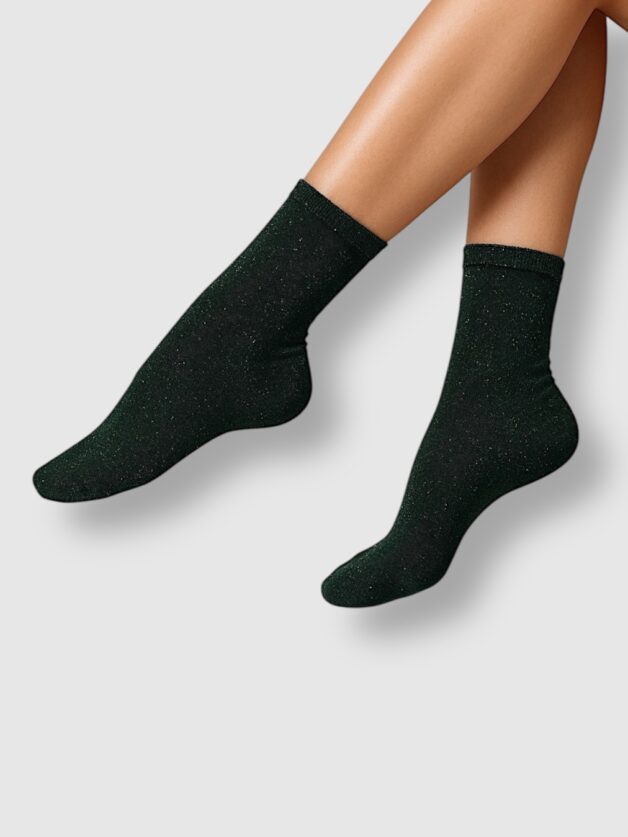 Stay Calma - Sparkle socks (green)