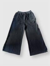 Stay Calma - Washed wide jogger pant (black)