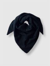 Stay Calma - Big triangle scarf (black)
