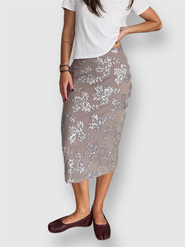 Stay Calma - Sparkling pencil skirt