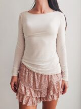 Stay Calma - Second skin top (bone)