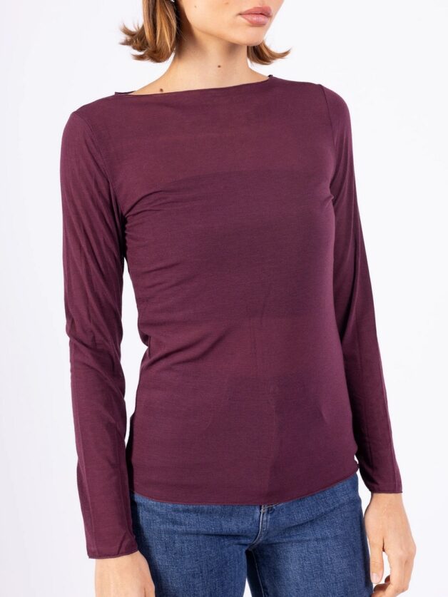 Stay Calma - Second skin top (Aubergine)