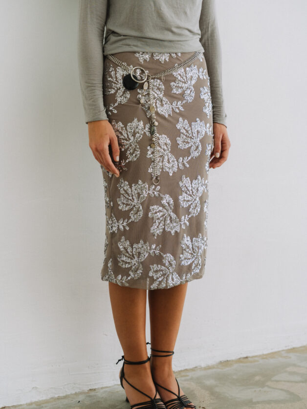 Stay Calma - Sparkling pencil skirt