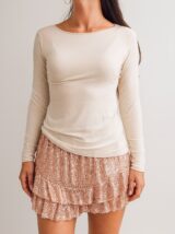 Stay Calma - Second skin top (bone)