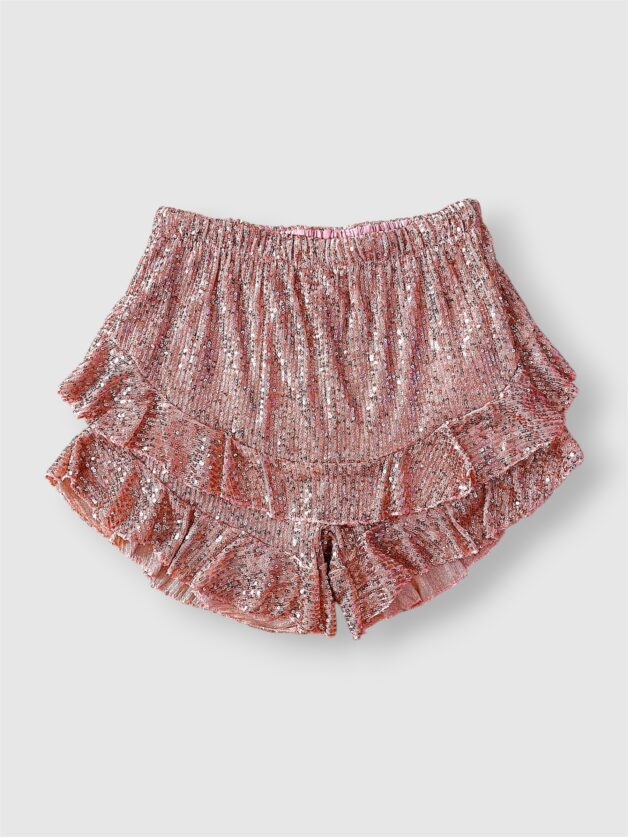 Stay Calma - Sequins skort (pink)