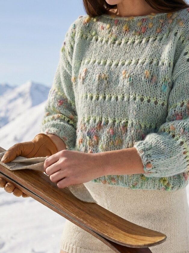 Stay Calma - Pistachio jumper (handmade)